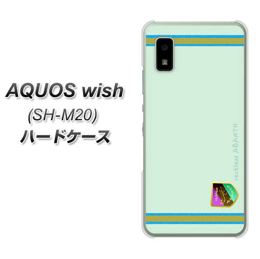 AQUOS wish SH-M20 高画質仕上げ 背面印刷 ハードケース【YC938 アバルト09】