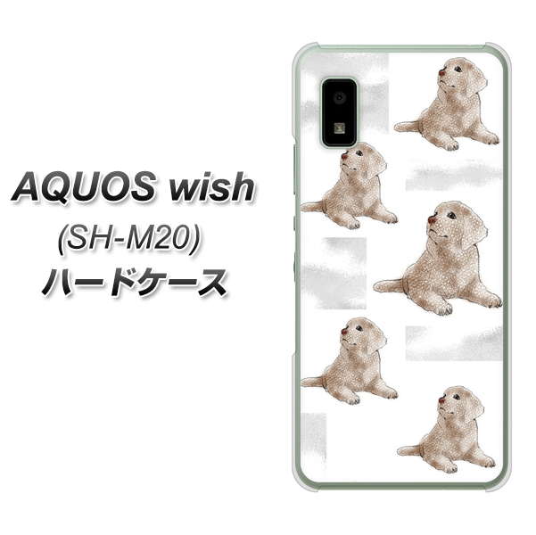 AQUOS wish SH-M20 高画質仕上げ 背面印刷 ハードケース【YD823 ラブラドールレトリバー04】