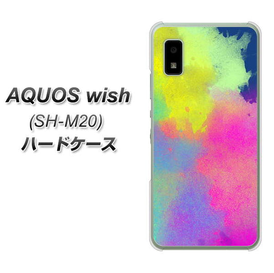 AQUOS wish SH-M20 高画質仕上げ 背面印刷 ハードケース【YJ294 デザイン色彩】