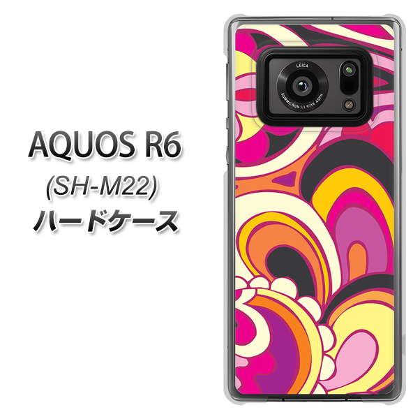 SIMフリー アクオスR6 SH-M22 高画質仕上げ 背面印刷 ハードケース【586 ブローアップカラー】