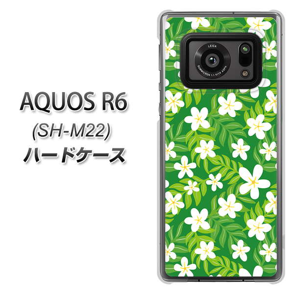 SIMフリー アクオスR6 SH-M22 高画質仕上げ 背面印刷 ハードケース【760 ジャスミンの花畑】