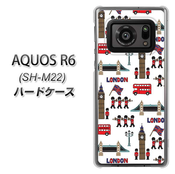 SIMフリー アクオスR6 SH-M22 高画質仕上げ 背面印刷 ハードケース【EK811 ロンドンの街】