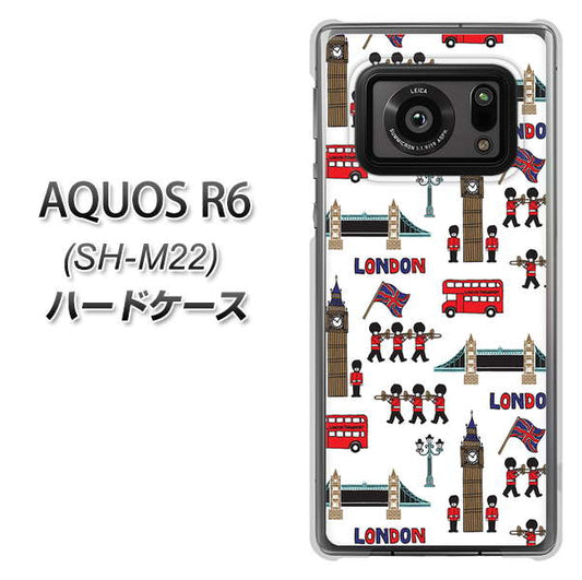 SIMフリー アクオスR6 SH-M22 高画質仕上げ 背面印刷 ハードケース【EK811 ロンドンの街】