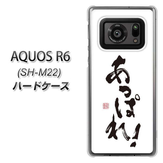 SIMフリー アクオスR6 SH-M22 高画質仕上げ 背面印刷 ハードケース【OE846 あっぱれ!】