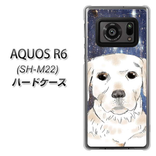 SIMフリー アクオスR6 SH-M22 高画質仕上げ 背面印刷 ハードケース【YD820 ラブラドールレトリバー01】