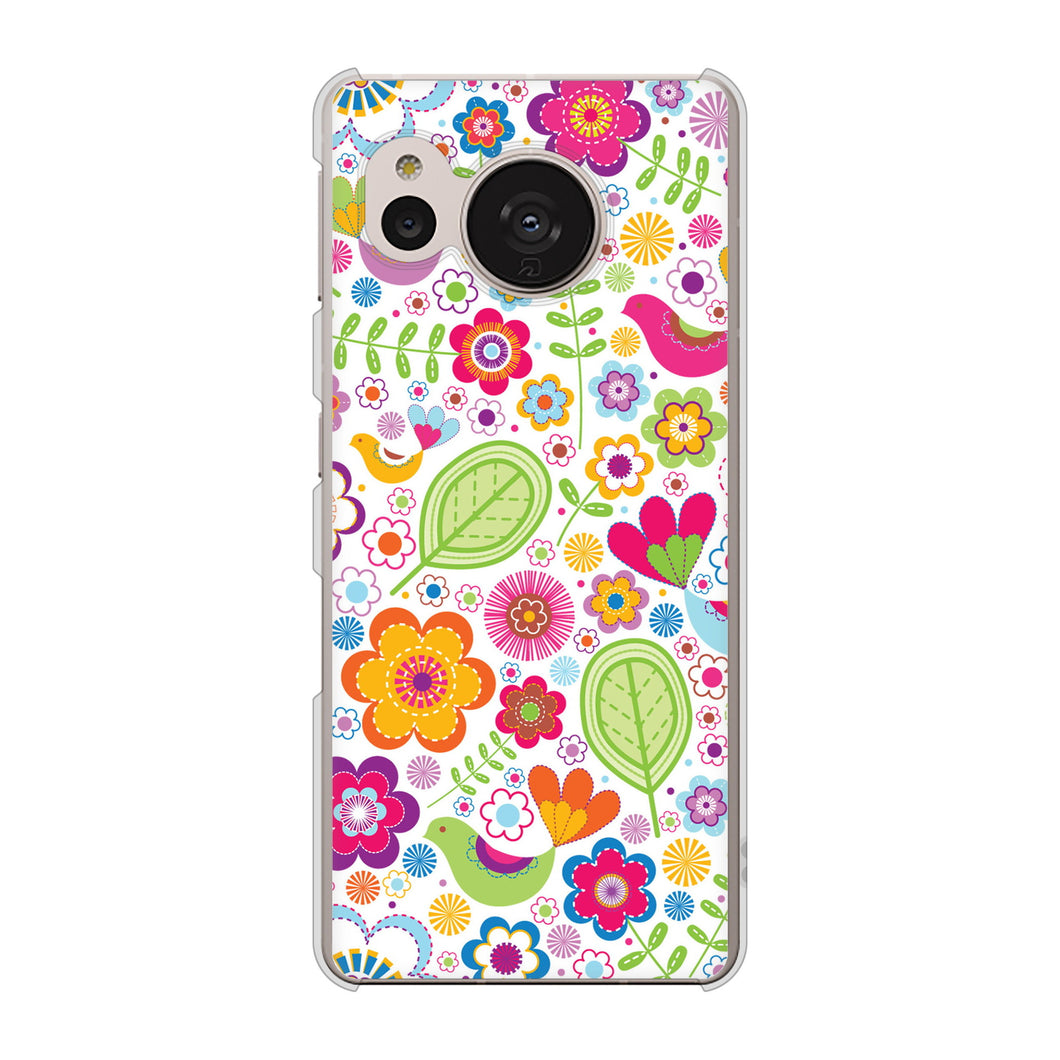 AQUOS sense7 SH-M24 楽天モバイル 高画質仕上げ 背面印刷 ハードケース【477 幸せな絵】