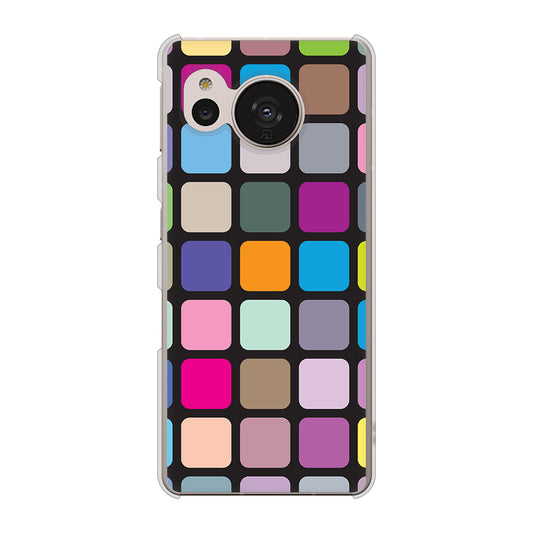 AQUOS sense7 SH-M24 楽天モバイル 高画質仕上げ 背面印刷 ハードケース【509 カラースクエア】