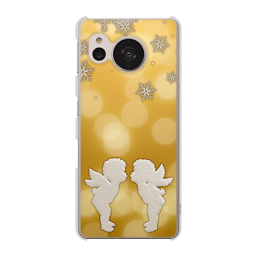 AQUOS sense7 SH-M24 楽天モバイル 高画質仕上げ 背面印刷 ハードケース【1247 エンジェルkiss(S)】