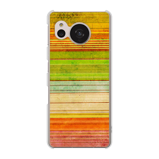 AQUOS sense7 SH-M24 楽天モバイル 高画質仕上げ 背面印刷 ハードケース【1324 ビンテージボーダー(色彩)】