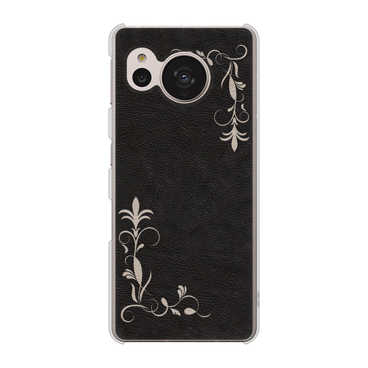 AQUOS sense7 SH-M24 楽天モバイル 高画質仕上げ 背面印刷 ハードケース【EK825 レザー風グラスフレーム】