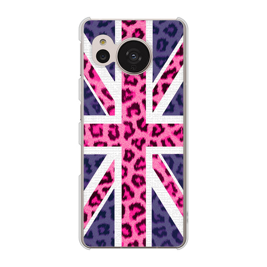 AQUOS sense7 SH-M24 楽天モバイル 高画質仕上げ 背面印刷 ハードケース【EK893 ユニオンジャックヒョウ】