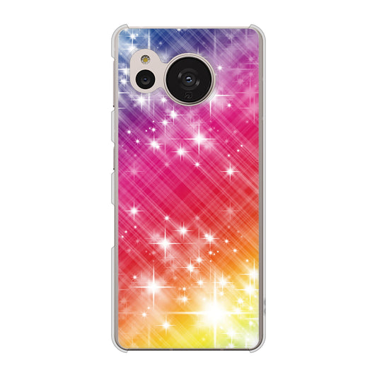 AQUOS sense7 SH-M24 楽天モバイル 高画質仕上げ 背面印刷 ハードケース【VA872 レインボーフレーム】