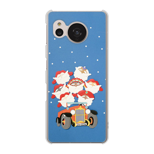 AQUOS sense7 SH-M24 楽天モバイル 高画質仕上げ 背面印刷 ハードケース【XA803 サンタレンジャー】