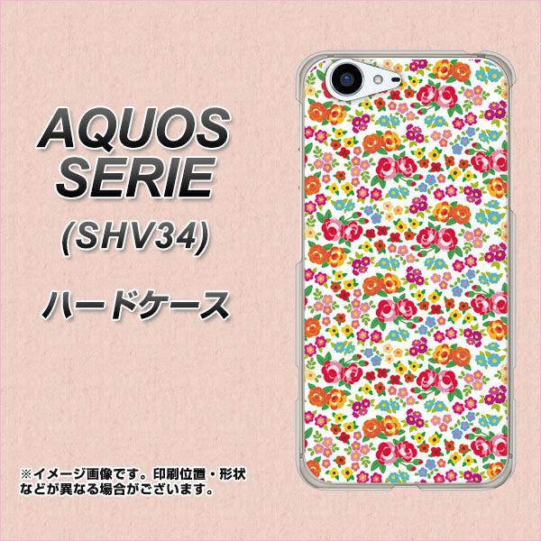 au アクオス セリエ SHV34 高画質仕上げ 背面印刷 ハードケース【777 マイクロリバティプリントWH】