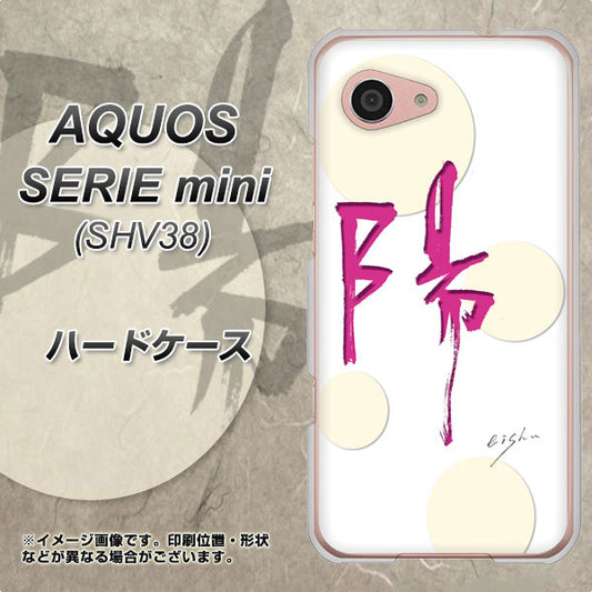 au アクオス セリエ ミニ SHV38 高画質仕上げ 背面印刷 ハードケース【OE833 陽】