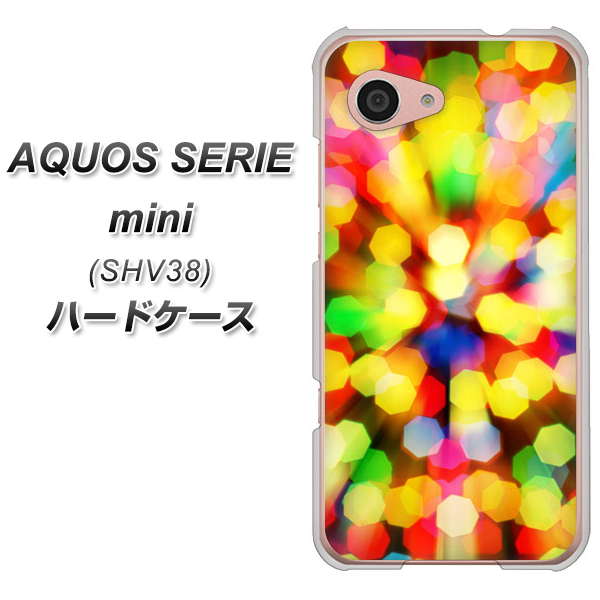 au アクオス セリエ ミニ SHV38 高画質仕上げ 背面印刷 ハードケース【VA874 未来へのワープ】