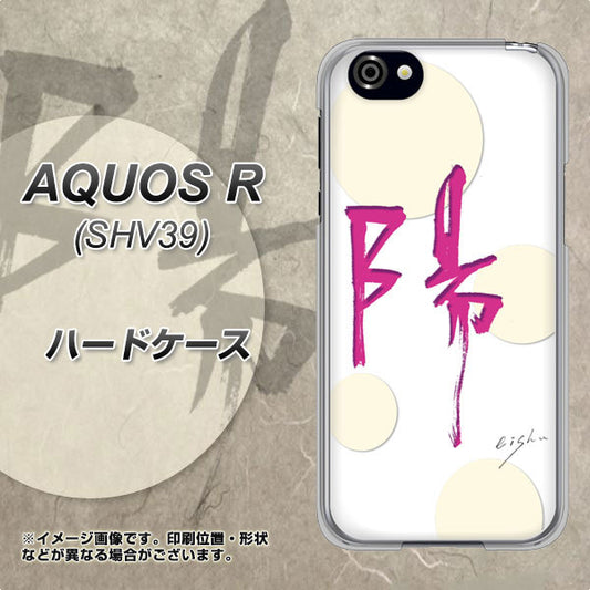 au アクオスR SHV39 高画質仕上げ 背面印刷 ハードケース【OE833 陽】