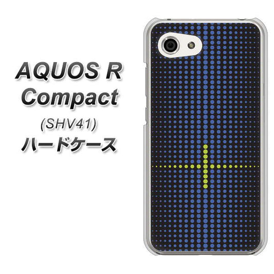 au アクオスR コンパクト SHV41 高画質仕上げ 背面印刷 ハードケース【IB907 グラデーションドット】