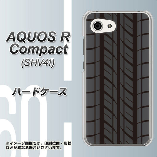au アクオスR コンパクト SHV41 高画質仕上げ 背面印刷 ハードケース【IB931 タイヤ】