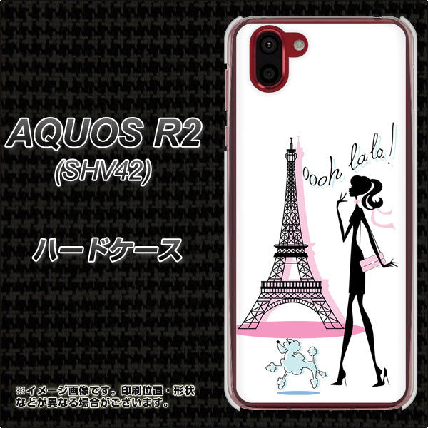 au アクオス R2 SHV42 高画質仕上げ 背面印刷 ハードケース【377 エレガント】