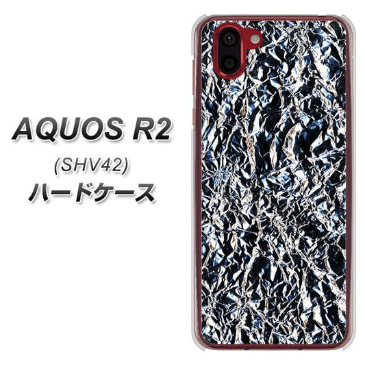 au アクオス R2 SHV42 高画質仕上げ 背面印刷 ハードケース【EK835 スタイリッシュアルミシルバー】