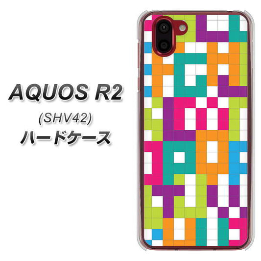 au アクオス R2 SHV42 高画質仕上げ 背面印刷 ハードケース【IB916 ブロックアルファベット】