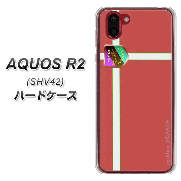 au アクオス R2 SHV42 高画質仕上げ 背面印刷 ハードケース【YC934 アバルト05】