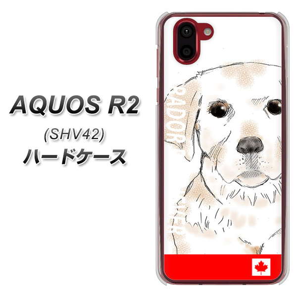 au アクオス R2 SHV42 高画質仕上げ 背面印刷 ハードケース【YD821 ラブラドールレトリバー02】