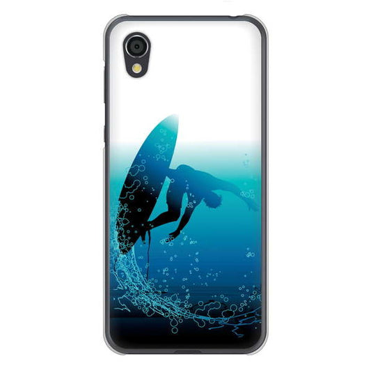 AQUOS sense2 SHV43 au 高画質仕上げ 背面印刷 ハードケース 【416 カットバック】