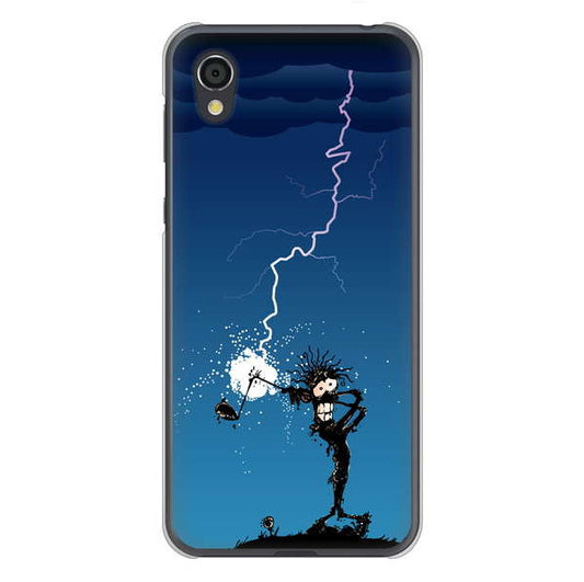 AQUOS sense2 SHV43 au 高画質仕上げ 背面印刷 ハードケース 【417 ゴルファーの苦難】