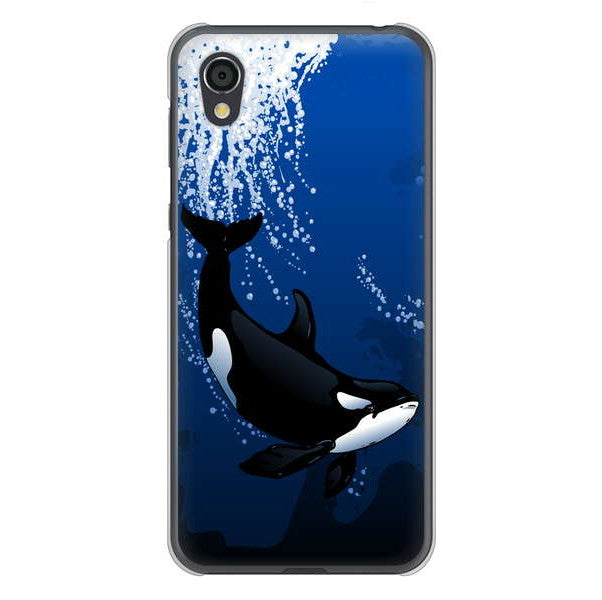 AQUOS sense2 SHV43 au 高画質仕上げ 背面印刷 ハードケース 海の守り神