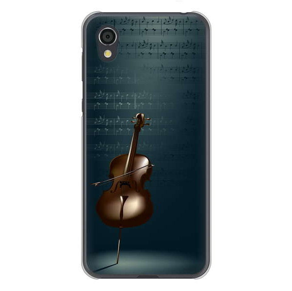 AQUOS sense2 SHV43 au 高画質仕上げ 背面印刷 ハードケース 【441 楽譜】