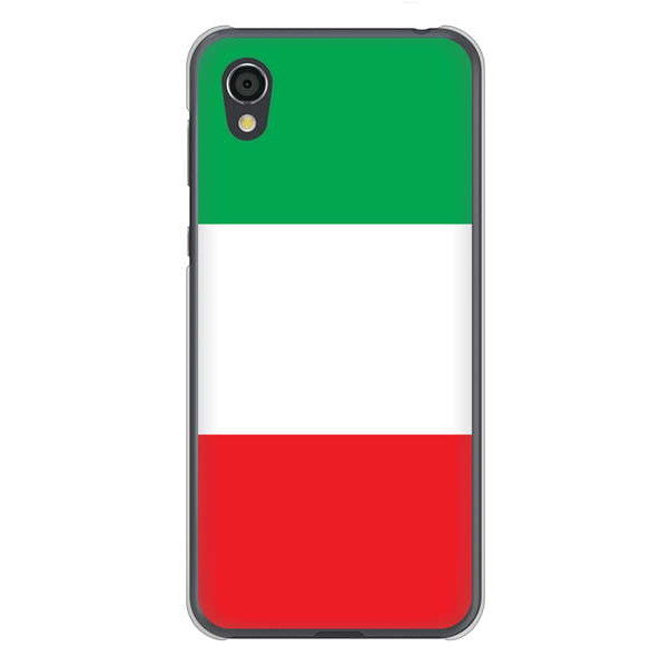 AQUOS sense2 SHV43 au 高画質仕上げ 背面印刷 ハードケース 国旗