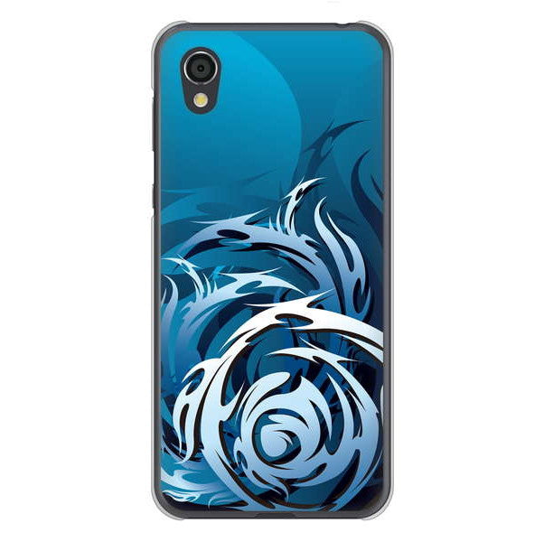 AQUOS sense2 SHV43 au 高画質仕上げ 背面印刷 ハードケース 【731 ドラゴンサークル】
