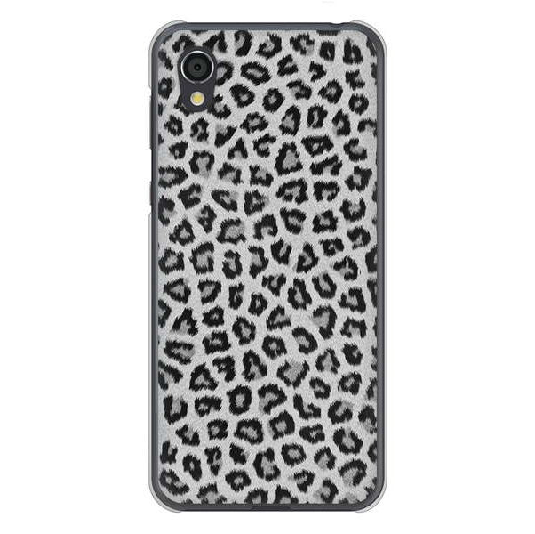 AQUOS sense2 SHV43 au 高画質仕上げ 背面印刷 ハードケース ヒョウ柄ベーシックS