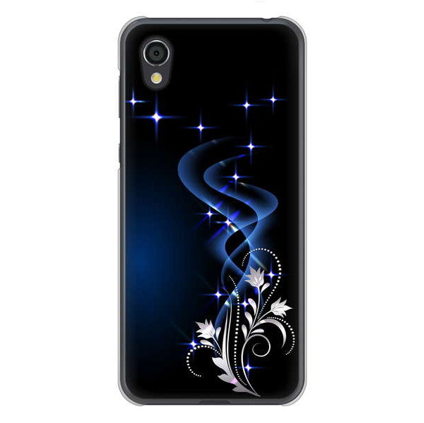 AQUOS sense2 SHV43 au 高画質仕上げ 背面印刷 ハードケース 【1278 華より昇る流れ】