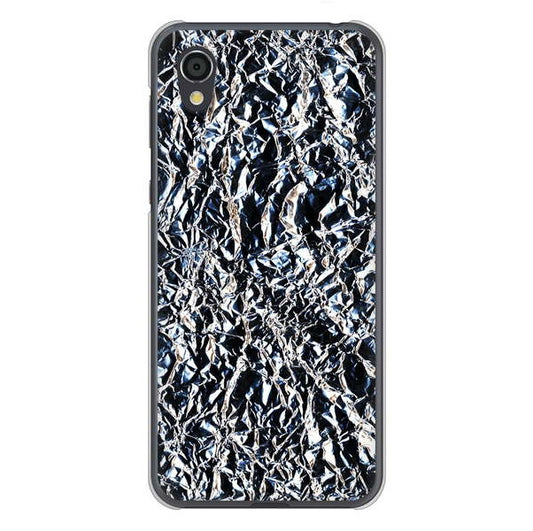 AQUOS sense2 SHV43 au 高画質仕上げ 背面印刷 ハードケース 【EK835 スタイリッシュアルミシルバー】