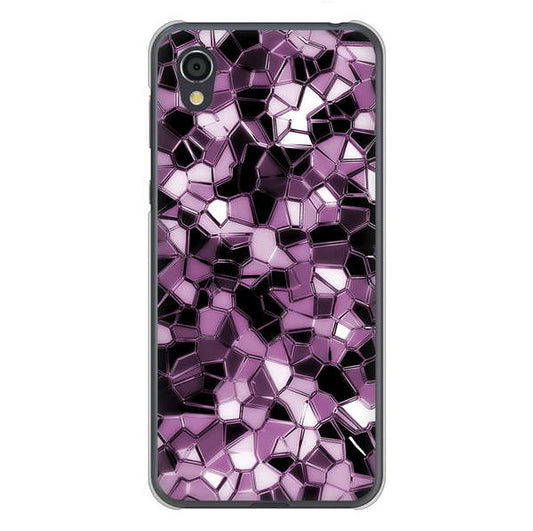 AQUOS sense2 SHV43 au 高画質仕上げ 背面印刷 ハードケース 【EK837 テクニカルミラーパープル】