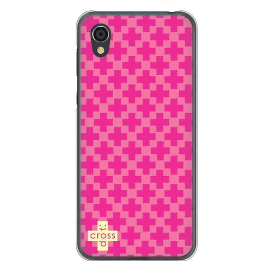 AQUOS sense2 SHV43 au クロスドット ハードケース 背面印刷