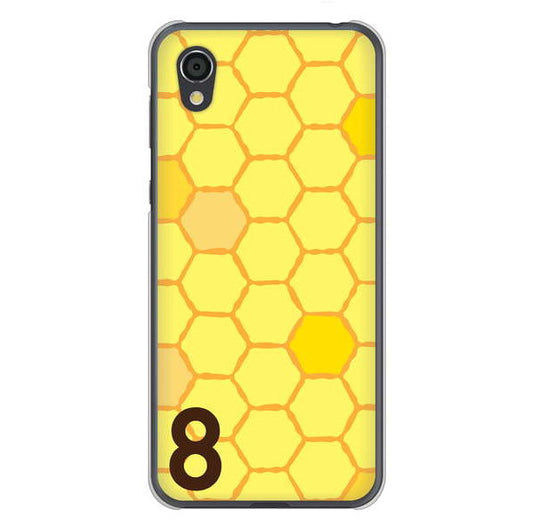 AQUOS sense2 SHV43 au 高画質仕上げ 背面印刷 ハードケース 【IB913 はちの巣】