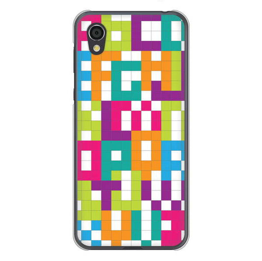 AQUOS sense2 SHV43 au 高画質仕上げ 背面印刷 ハードケース 【IB916 ブロックアルファベット】