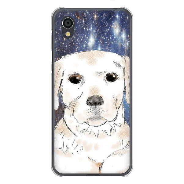 AQUOS sense2 SHV43 au 高画質仕上げ 背面印刷 ハードケース ラブラドールレトリバー