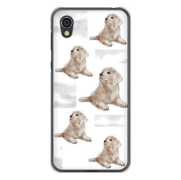 AQUOS sense2 SHV43 au 高画質仕上げ 背面印刷 ハードケース ラブラドールレトリバー