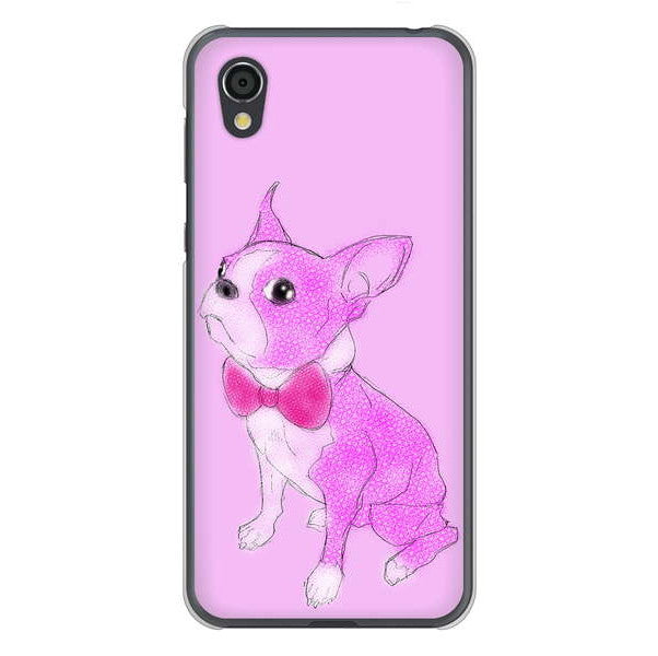 AQUOS sense2 SHV43 au 高画質仕上げ 背面印刷 ハードケース ボストンテリア