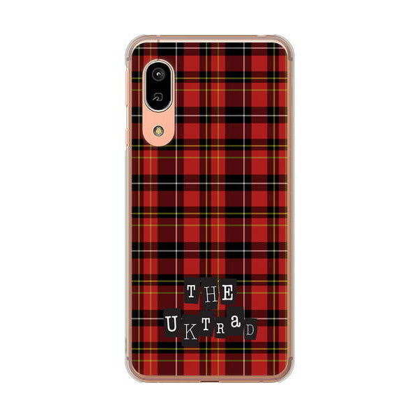 AQUOS sense3 SHV45 au 高画質仕上げ 背面印刷 ハードケース 【547 THEチェック】