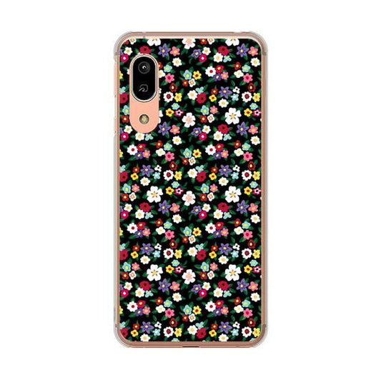 AQUOS sense3 SHV45 au 高画質仕上げ 背面印刷 ハードケース リバティプリント