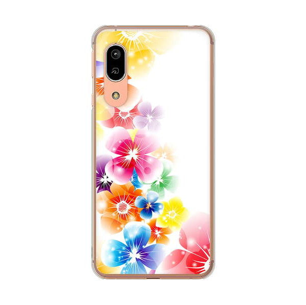AQUOS sense3 SHV45 au 高画質仕上げ 背面印刷 ハードケース 【1209 光と花】