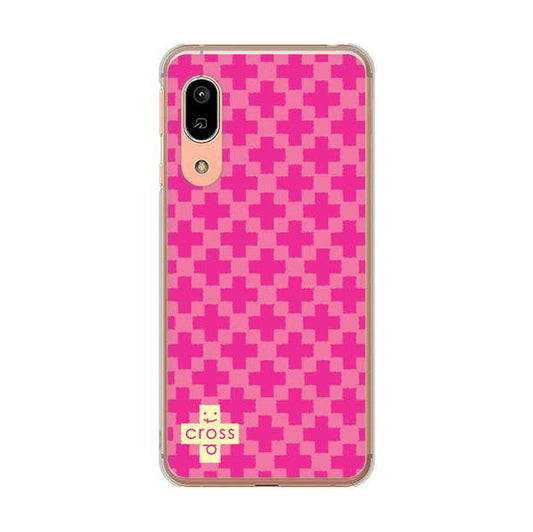 AQUOS sense3 SHV45 au クロスドット ハードケース 背面印刷