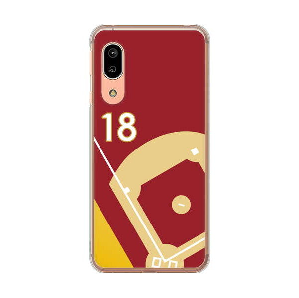 AQUOS sense3 SHV45 au 高画質仕上げ 背面印刷 ハードケース baseball