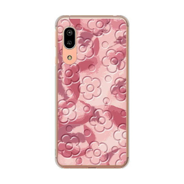 AQUOS sense3 SHV45 au 高画質仕上げ 背面印刷 ハードケース フラワーヴェルニ